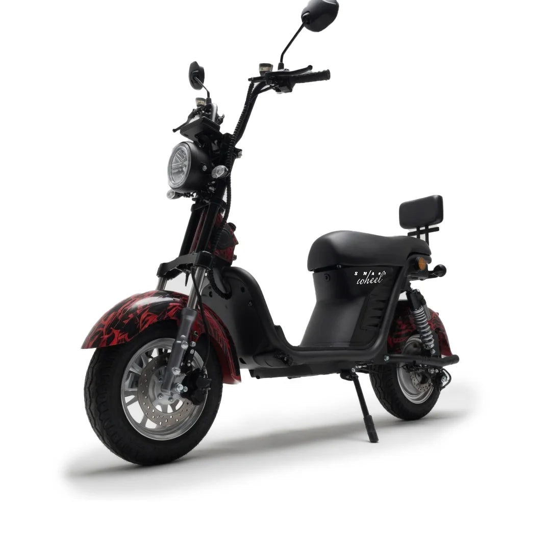 Moto Elétrica SMART WHEEL X12 Chamas: Scooter Elétrico - Image 1