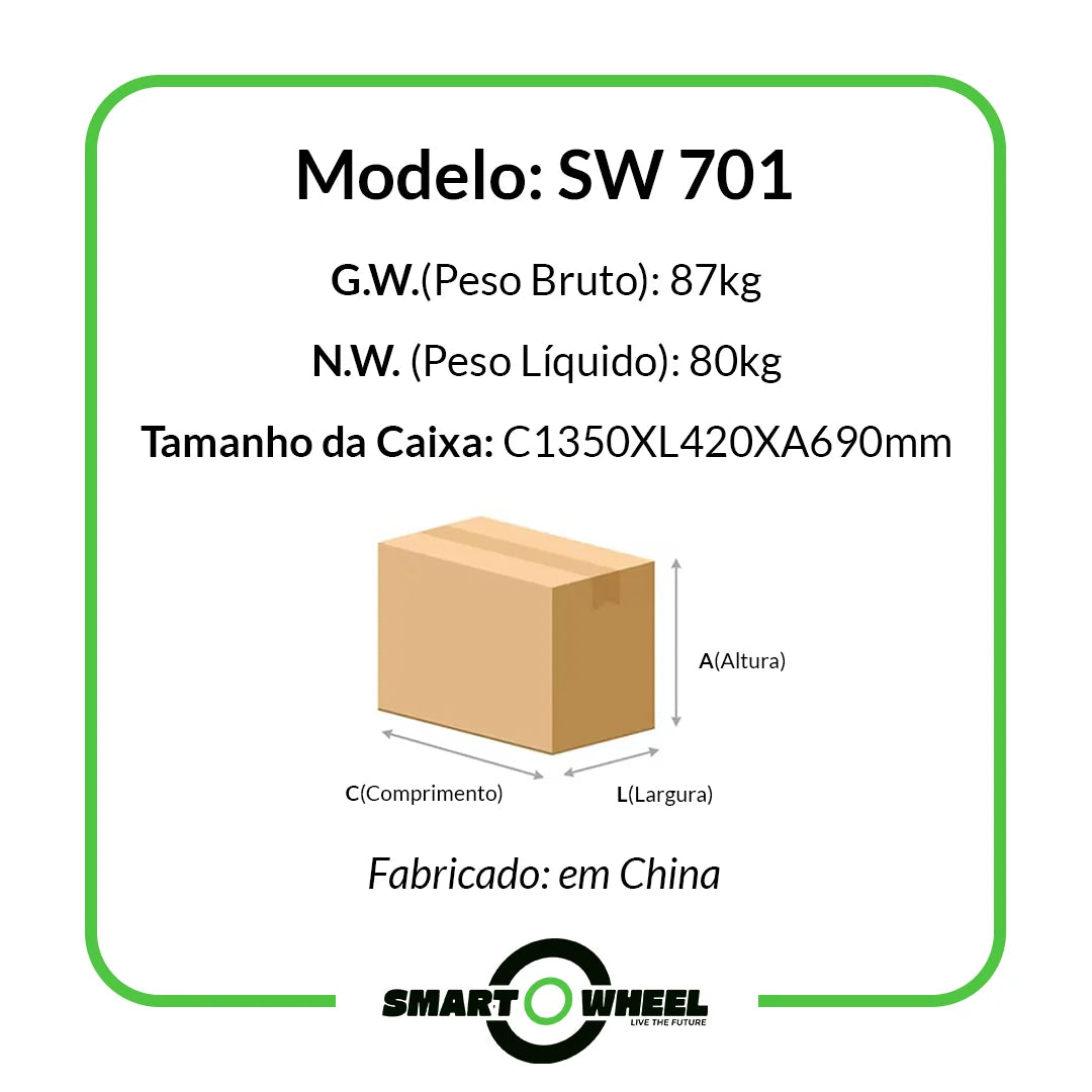 Moto Elétrica SMART WHEEL SW701 - Image 3