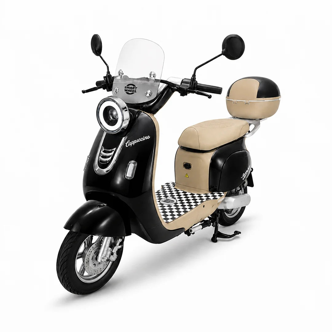 Moto Elétrica SMART WHEEL Cappuccino Retro Vespa - Image 1